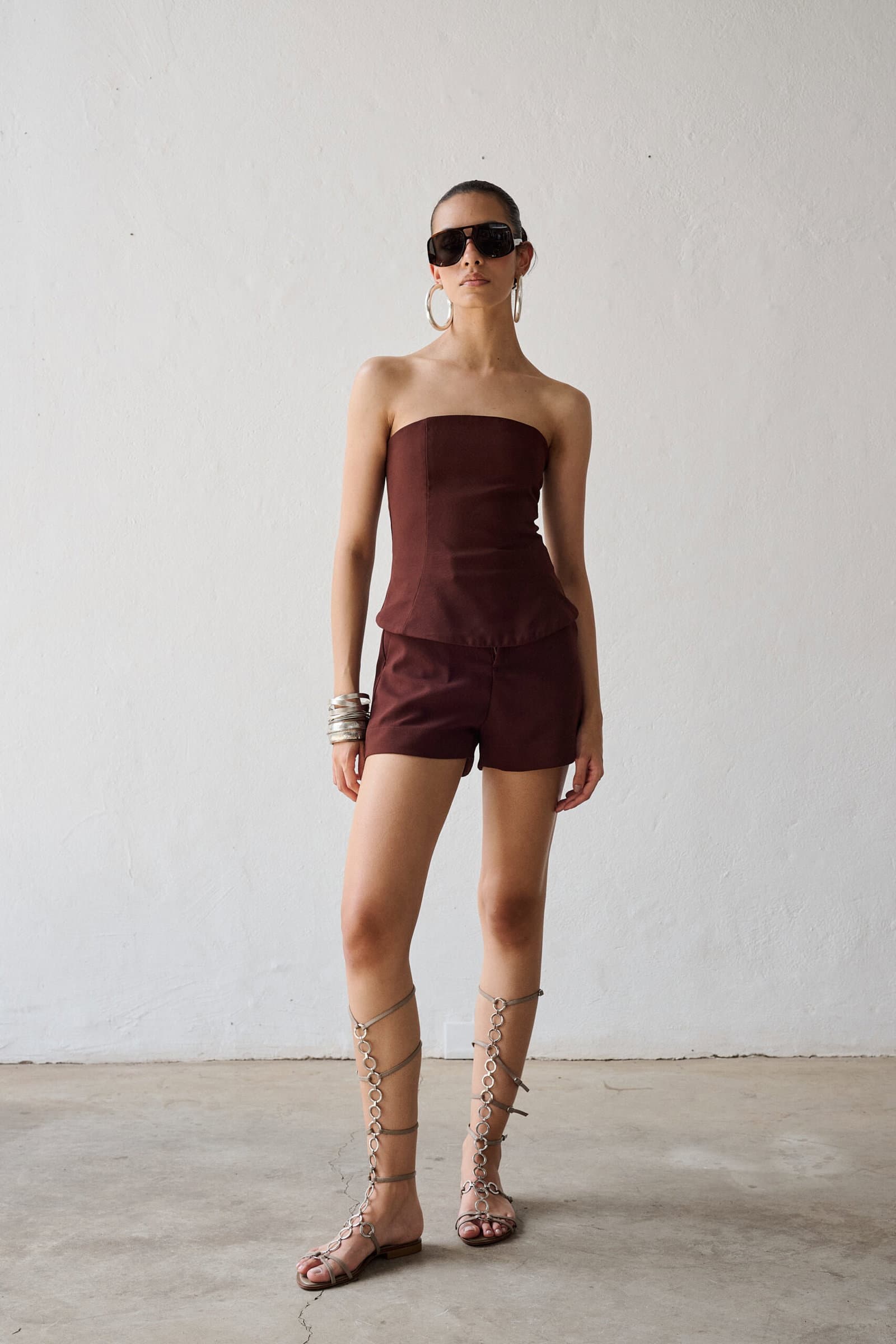 Blusa Peplum Sem Alça Olga 3
