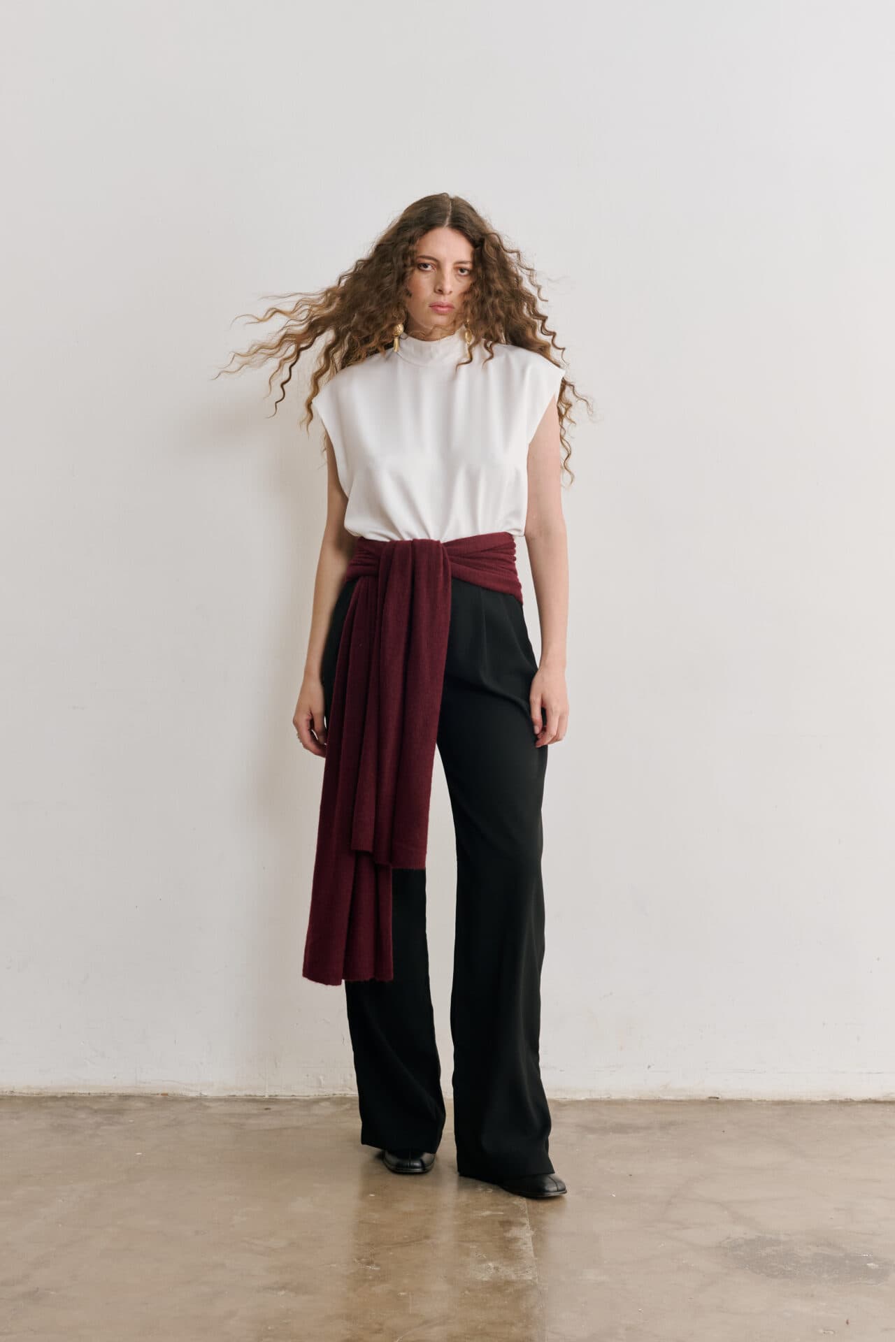 Blusa Feminina Gola Alta sem Manga Eva 2